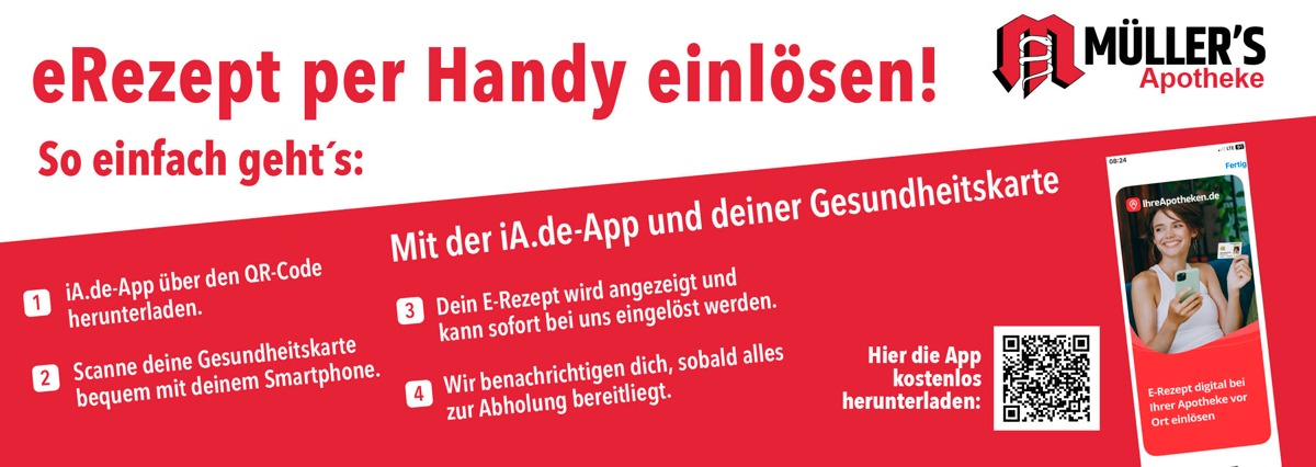 E-Rezept Banner